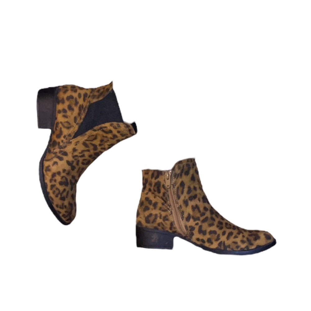 Stevie’s Leopard Print Ankle Boots